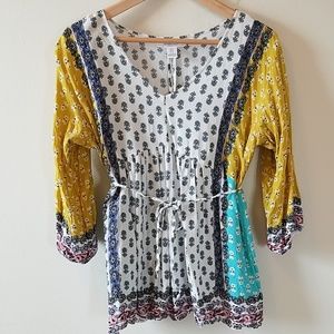 Boho maternity top size medium